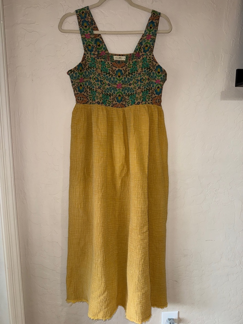 Natural Life Tricia Gauze Maxi Dress size XL